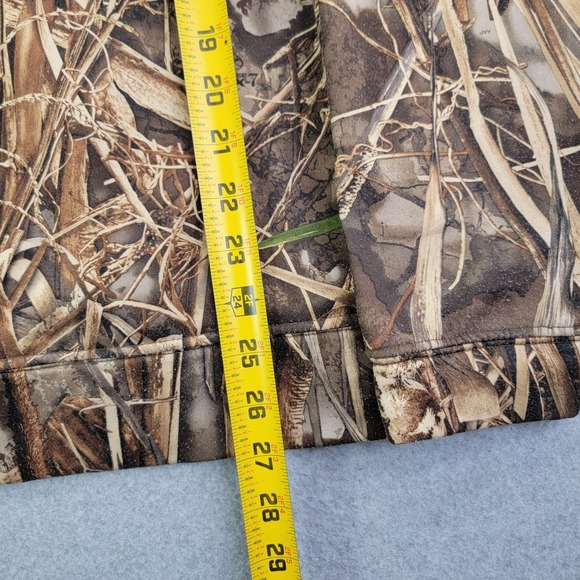 Magellan Outdoors Hoodie Mens Small Brown Camo Realtree Max-7 Pullover Hunting - Picture 7 of 9